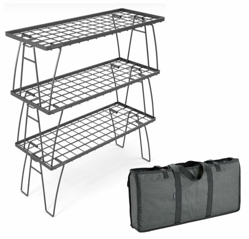 露営お月さま(CAMPING MOON) 難民キャンプ 仕合わせ アウトドア メッシュ仕合わせ ミニマルラック MINIMAL RACK 3点書き割り 納める付き添い人 T-229-3結核症