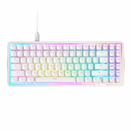 NZXT FUNCTION ELITE MINITKL White ゲーミングキーボード テンキーレス US 英語配列 ラピッドトリガー搭載 ホワイト KB-101NW-US KB0916|アルメリア店
