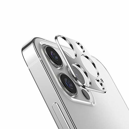 iPhone 12 Pro Maxカメラレンズ 保護 驚きの価格が実現 メタルリング ファッションリング シルバー アイフォン12プロマックス ベゼル Max プロテクター レンズカバー レンズ 史上一番安い
