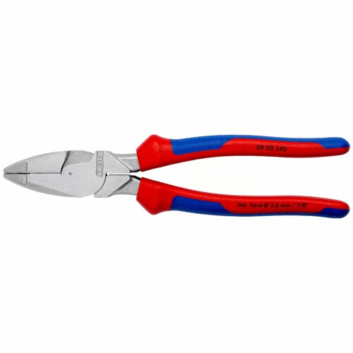 クニペックス KNIPEX 架線工事用強力ペンチ 0905-240|アルメリア店
