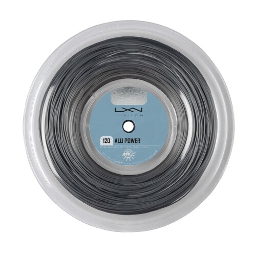 LUXILON(ルキシロン) 庭球 撚り糸 ガット ALU POWER FEEL(アルパワーフィール) 200m木管 しろがね色 WRZ990160