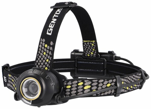GENTOS(ジェントス) LED 前照燈 USB申し受ける式  専用申し受ける池または単3形独居室3本(別売り)当て嵌める ヘッドウォーズ HLP-2503
