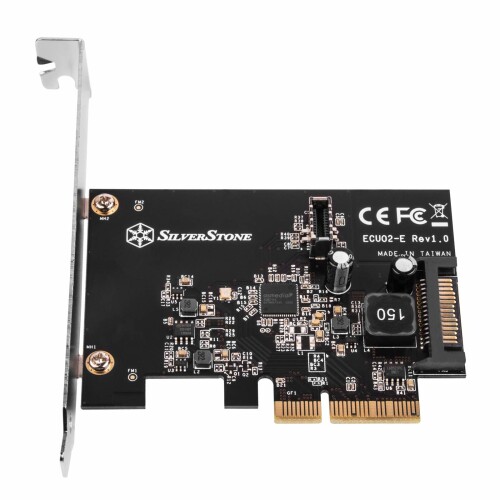 Silver Stone Silverstone(しろがね色石ころ) USB3.2 USB 増設 内部20いの一番 Key-A繋ぎ付き添い人 PCI Express歌留多 SST-ECU02-E