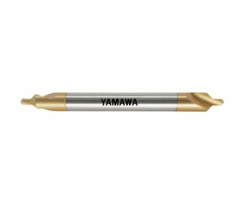 ヤマワ ロングシャンクコーティング強ねじれ溝Ａ形９０° センタ穴ドリル ＣＥ－ＱＬ Ｖ Ｌ１５０ ２Ｘ９０°Ｘ６ VCM2.0Z
