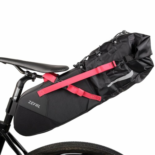ゼファール(Zefal) 自転車用 サドルバッグ Z Adventure R11 防水 ブラック-レッド 11L 7001｜アルメリア店