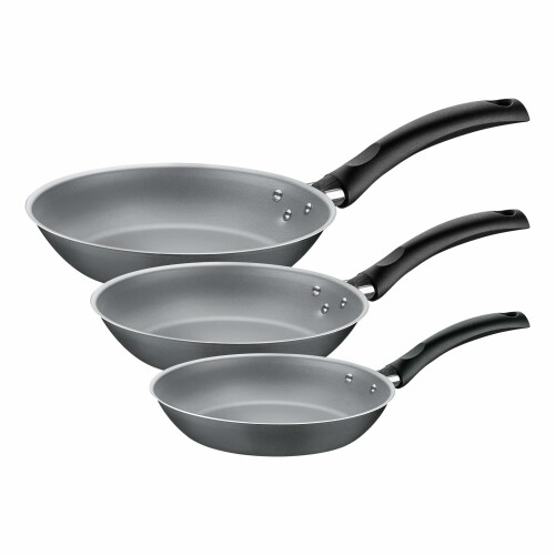 トラモンティーナ トリム フライパン 16cm & 20cm & 24cm 3点セット アルミ製 ノンスティック(フッ素コート) 軽量 くっつかない 食洗機対応 ガス火専用 敬老の日 引っ越し祝い ギフト 20198/661 T|アルメリア店