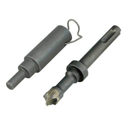 デンサン 打込棒付せん孔機 (ゼムクリップ付) Φ12.5×40粍手合い CUD-3040C