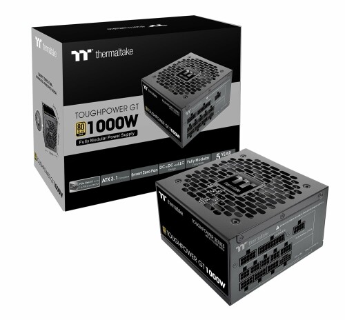 Thermaltake TOUGHPOWER GT/1000W ATX 3.1/PCI Express 5.1対応 80PLUS GOLD PC電源ユニット PS-TPT-1000FNFAGJ-3 PS1614