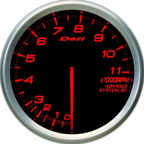 日本精機 Defi (デフィ) メータータコメーター 80[ファイ] 11000rpm (アンバーレッド) DF11002｜アルメリア店