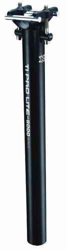 KCNC 自転車 軽量 シートピラー シートポスト TIプロライト 31.6X350mm ブラック