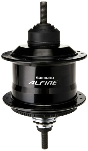 シマノ(SHIMANO) 室内装飾11段変速こしき SG-S7001 黒いこと 32H 軸長:187粍 OLD:135粍 センターロックローター相応う ISGS700111BL ALFINE(アルフィーネ)