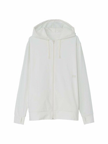 (ヘリーハンセン) ラッシュガード L/S One Point Logo FZ Hoodie Rashguard オフホワイト XL|アルメリア店