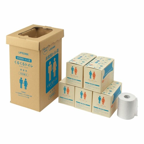 三和製作所 非常用トイレ袋 くるくるトイレ (100回分)｜アルメリア店