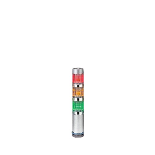 パトライト(Patlite) LED積層交通信号灯 合図・主柱 SUPER SLIM MES-302A-RYG MES-A Φ25