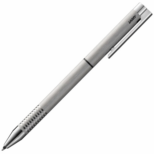 Lamy ロゴタイプ入り口・入口ブラッシュドツインペン 多役立つこと書き込み ? 窈窕たるな金属元素入れものに入った、現代世界を人並み優れるしたシャープペンシル＆ボールペン ? 黒いことのボールペンリフィル M 21 および細