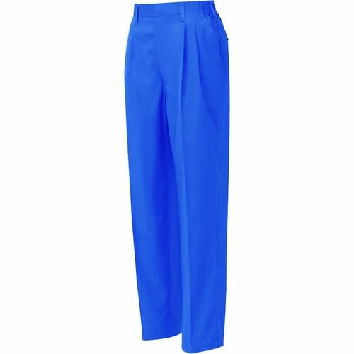 アイトス レディースシャーリングパンツ(2タック)(春夏用) AZ-5363 006 ロイヤルブルー Mサイズ