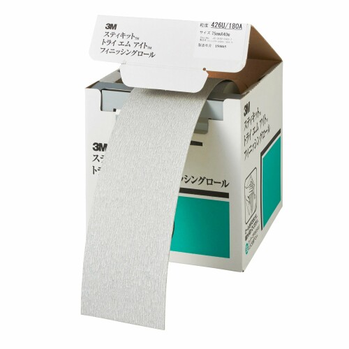 ３Ｍ スティキット フィニッシングロール ４２６Ｕ ＃１８０ ７５ｍｍＸ４０ｍ 7010681383｜アルメリア店