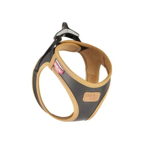 curli(カーリー) カーリープレミアムコレクション アップルレザーハーネス・クラスプ CLASP/Apple Leather HARNESS 黒いこと XS
