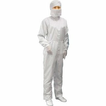 ブラストン ボンネット付ツナギ服 白いこと LL大いさ BSC-11032-W-LL