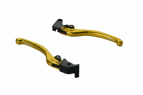 エフェックス(EFFEX) スムースフィットレバー YZF-R1 (04-08)、YZF-R6 (05-16) ゴールド 左右セット(ブレーキ/クラッチレバーセット) EAL035G｜アルメリア店