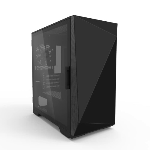 ZALMAN Z1 Iceberg Black ミニ円柱型パソコン入れもの 多角形青写真 黒いこと CS8339