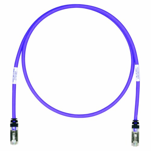 パンドウイット シールド LANケーブル Cat6A プロ仕様 5m 紫 STP6X5MVL