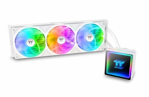 Thermaltake TH360 V3 ARGB Sync Snow All-In-One Liquid Cooler オールインワン 360mm 水冷CPUクーラー CL-W468-PL12SW-A FN2672|アルメリア店