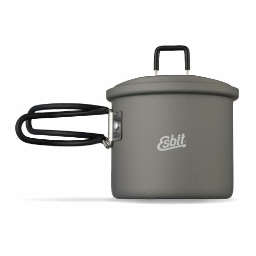 エスビット(Esbit) キャンプ アウトドア用ポット クッカー アルミニウムポット 625ml ESPT625HA0 グレー