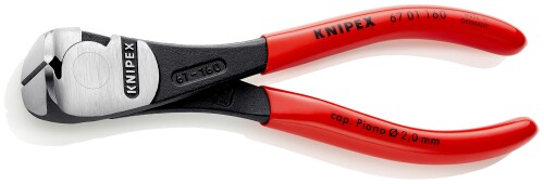 クニペックス KNIPEX 6701-160 ハイレバーエンドニッパー (SB)｜アルメリア店