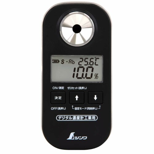 シンワ測定(Shinwa Sokutei) デジタル密度計 0～90％ 防塵雨合羽 加工用 手を加える値備え付ける役立つこと付 71910