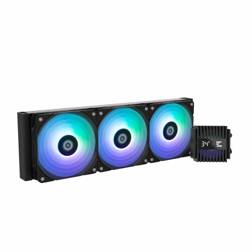 ZALMAN ALPHA2 A36 Black LGA1700/Socket AM5・AM4相応う 360粍大きさ放射体積み上げる ARGB相応う 飾り気の無い水冷 中央処理装置冷房装置 黒いこと ALPHA2 A36 Black HS1497