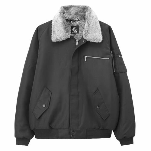 (コーコス信岡) 19500 関東鳶カットビブルゾン_ブラック_3L