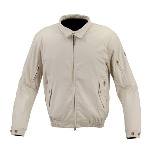 コミネ(KOMINE) バイク用 ジャケット JK-5911 プロテクトスイングトップジャケット Retro Beige L｜アルメリア店