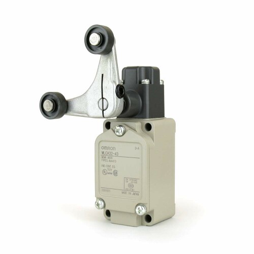 オムロン(OMRON) 2回路リミットスイッチ 汎用タテ型 一般負荷/微小負荷共用 フォーク・ロック・レバー形(R38)(正式製品型番:WLCA32-43-N)