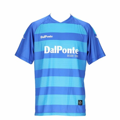 DalPonte(ダウポンチ) 昇華ボーダープラクティスシャツ DPZ134 L ブルー