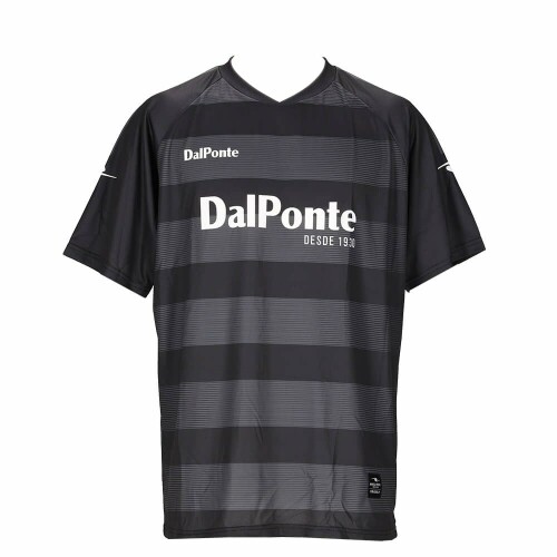 DalPonte(ダウポンチ) 昇華ボーダープラクティスシャツ DPZ134 L ブラック