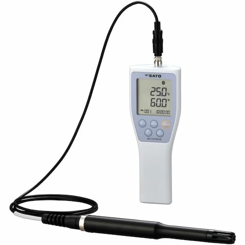 佐藤計り器製造所 デジタル温湿度計 プローブセンサS110TRH-20付 SK-110TRH-B/S110TRH-20