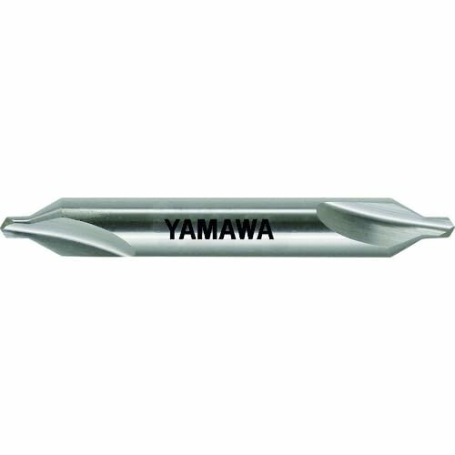 ヤマワ 弱ねじれ溝A形60° 超硬センタ穴ドリル C-CD-S 1.2X60°X5 C-CD-S-1.2X60X5|アルメリア店