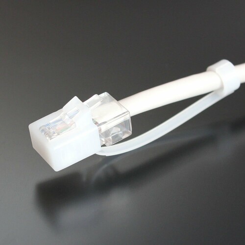 LANｹｰﾌﾞﾙ RJ45ﾌﾟﾗｸﾞ用保護ｶﾊﾞｰ ﾎﾜｲﾄ 100個入 ﾀﾛｰｽﾞ(CPC-WH-100P)
