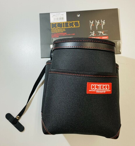ニックス　腰袋2段超軽量ＣＯＲＤＵＲＡ生地ブラック KC-211NS新品 ニックス 超軽量3段600D生地腰袋 黒 KC－212NS: 作業