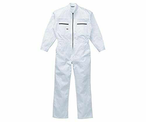 (山田辰) つなぎ服 1130-009-5L 白いこと 5L