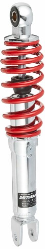 デイトナ(Daytona) バイク用 リアサスペンション 汎用(原付) 取付長285mm 街乗り設定 ユニバーサルリアショック レッドスプリング 73538｜アルメリア店