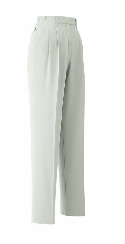 ASAHICHO レディスパンツ(ツータック) 春夏用 E6907 3 ストーン LL