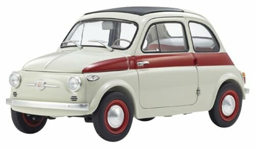 京商 (Kyosho) 京商オリジナル 1/18 フィアット ヌォーバ 500 スポーツ (ライトグレー/レッドライン) 完成品 KS08966SLG|アルメリア店