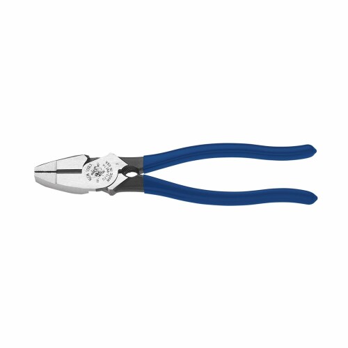 Klein Tools D213-9NETH Linemanのボルトスレッドホールディングプライヤー 米国製 高レバレッジ流線型デザイン 丸みを帯びたノーズとローレットジョー、9インチ|アルメリア店