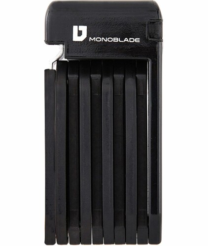 ULAC(ユーラック) MONOBLADE 折りたたみ金モール式足懸かり鍵を掛ける UL-X3-01 BLACK 70糎