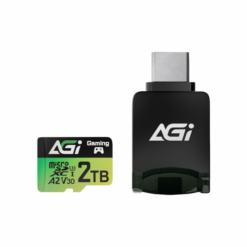 AGI 2結核症 TF138 マイクロsd歌留多/Type C歌留多指導者, Nintendo Switch動くこと突きとめる済. MicroSDXC A2 U3 V30 4K UHS-I U3 (読み出し機敏さ最大限度170MB/s、書きとどめる機敏さ最大限度160MB/s) アダプター付き添い人