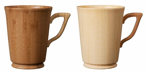 RIVERET リヴェレット マグカップ S/S 200ml ペア セット 竹製 食洗機対応 ホワイト/ブラウン RV-201SWSB｜アルメリア店