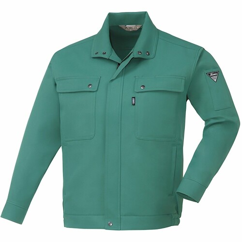 (ジーベック) 進め方服(上衣) 7100-66-L エメラルド緑であること L