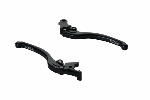 エフェックス(EFFEX) スムースフィットレバー CB400SB、CB400SF、HORNET250、CB750、HORNET600、NC750X/S ブラック 左右セット(ブレーキ/クラッチレバーセット) EAL014K|アルメリア店